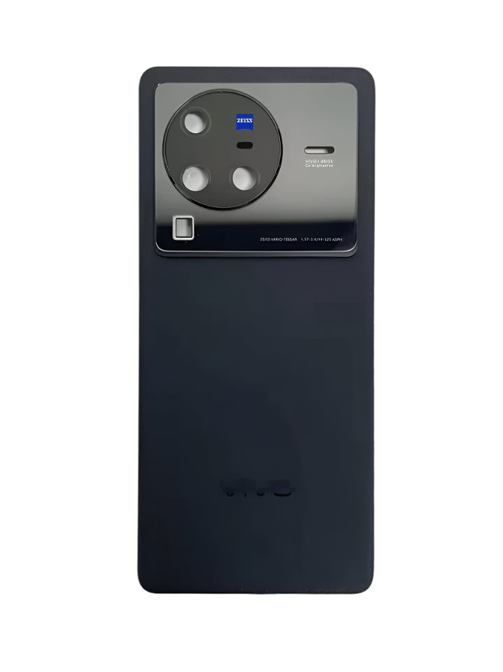 Back Panel With Camera Glass for Vivo X80 Pro Black Back Panel With Camera Glass for Vivo X80 Pro Black